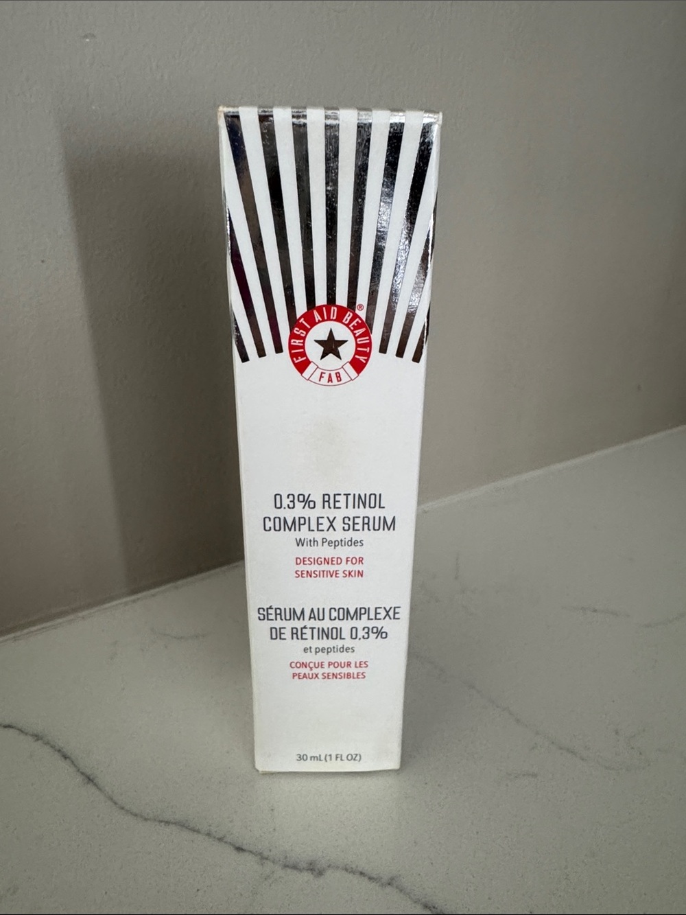 NEW! First Aid Beauty (FAB) .3% retinol complex serum